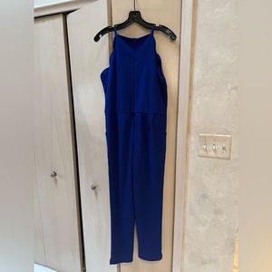 Royal Blue jumpsuit, Aqua, L